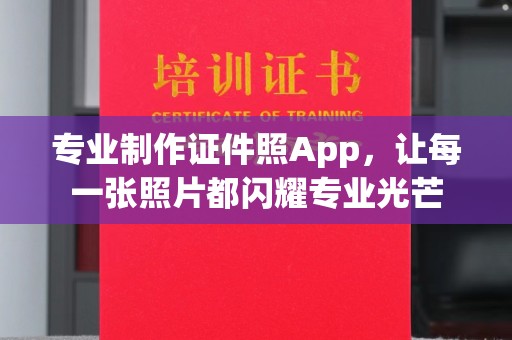 大石桥专业制作证件照App，让每一张照片都闪耀专业光芒