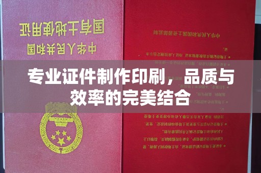 大石桥专业证件制作印刷，品质与效率的完美结合