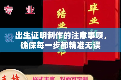 大石桥出生证明制作的注意事项，确保每一步都精准无误