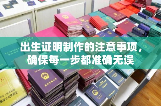 大石桥出生证明制作的注意事项，确保每一步都准确无误