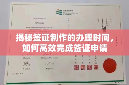 大石桥揭秘签证制作的办理时间，如何高效完成签证申请