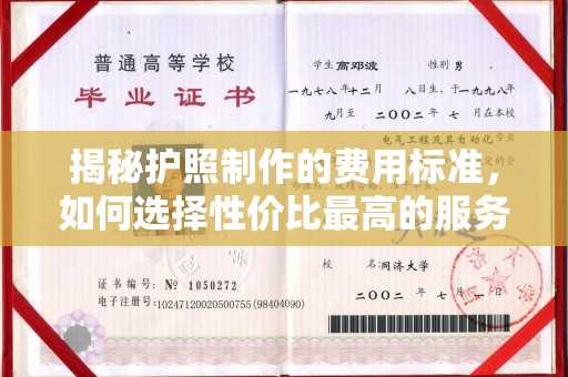 大石桥揭秘护照制作的费用标准，如何选择性价比最高的服务？