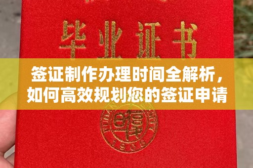 大石桥签证制作办理时间全解析，如何高效规划您的签证申请流程